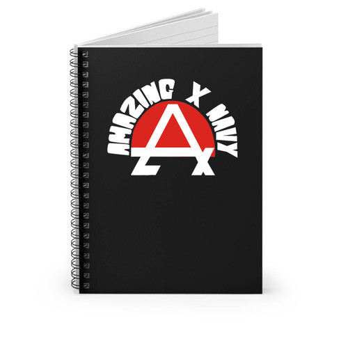 Amazing X Navy Spiral Notebook