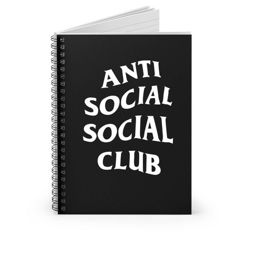 Antisocial Social Club Yeezus Kanye Spiral Notebook