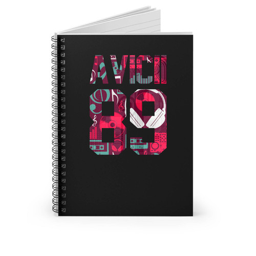 Avicii 89 1989 Tumblr Spiral Notebook