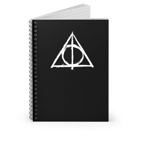 Deathly Hallows Harry Potter Great For Comicon Wizarding World Diagon Alley Spiral Notebook