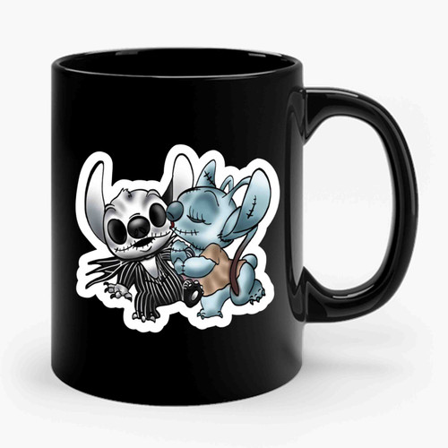 Stitch Jack Skellington Ceramic Mug