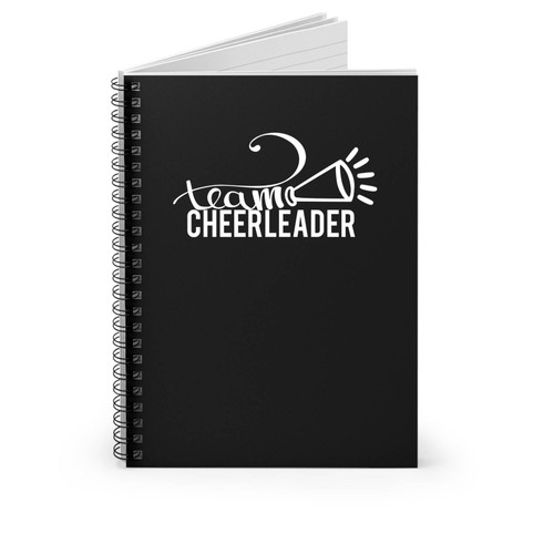 Gender Reveal Team Cheerleader Spiral Notebook