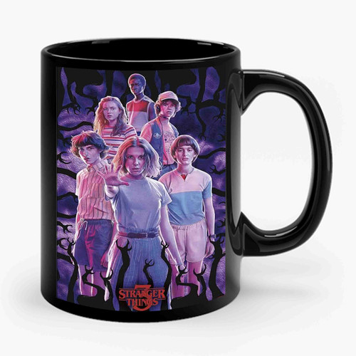 Stranger Things Eleven Mike Dustin Will Max And Lucas Ceramic Mug