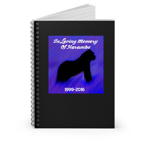 Harambe Rip Harambe In Loving Memories Of Harambe Dicks Out For Harambe Spiral Notebook