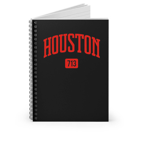 Houston 713 Spiral Notebook