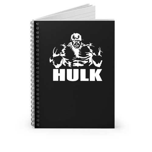 Hulk Cool Fitness Gym Good Vibes Workout Exercise Retro 1 Spiral Notebook