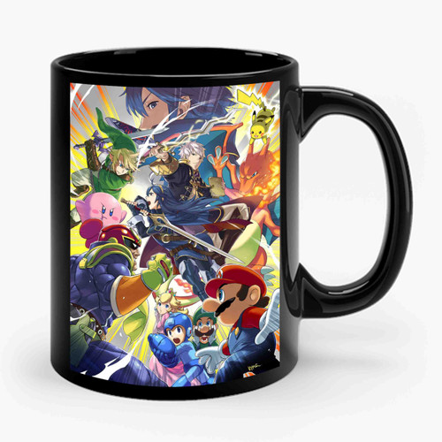 Super Smash Bros Ceramic Mug