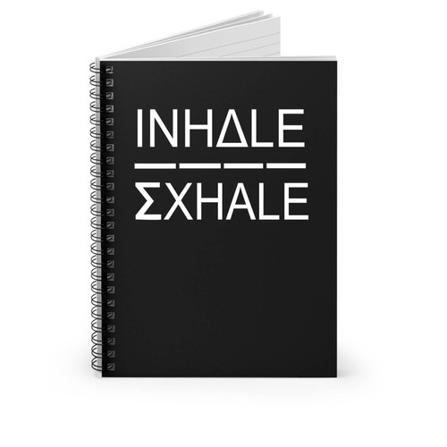 Inhale Exhale Spiral Notebook