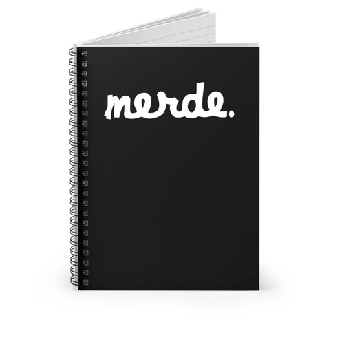 Merde Spiral Notebook