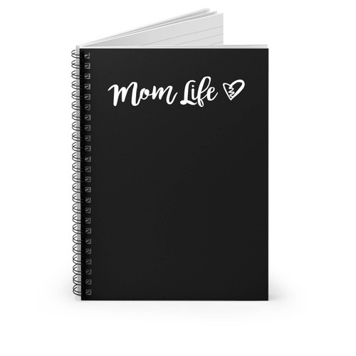 Mom Life Heart Spiral Notebook Mom Life Heart Spiral Notebook
