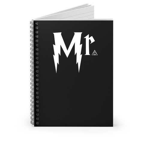 Mr Harry Potter Inspired Couples Spiral Notebook