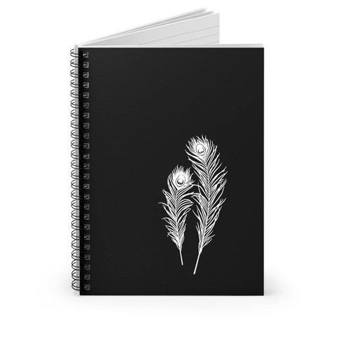 Peacock Feathers Spiral Notebook