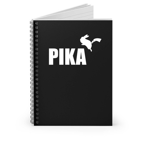 Pika Pokemon Pikachu Parody Funny Gamer Spiral Notebook
