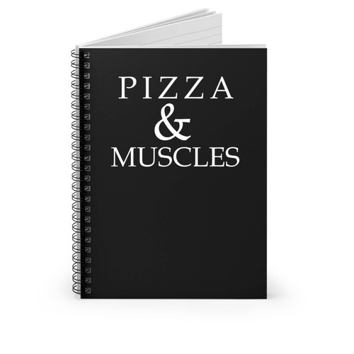 Pizza & Muscles Cheat Day Gym Life Spiral Notebook