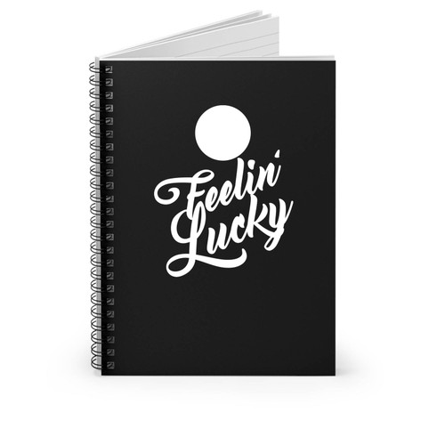 St Patrick's Feeling Lucky Spiral Notebook