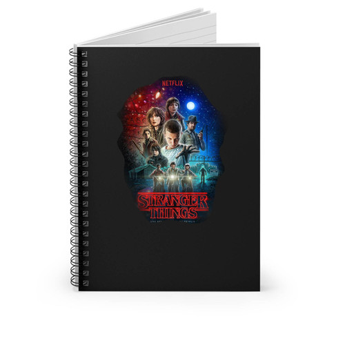 Stranger Things Netflix Original Sci Fi Spiral Notebook