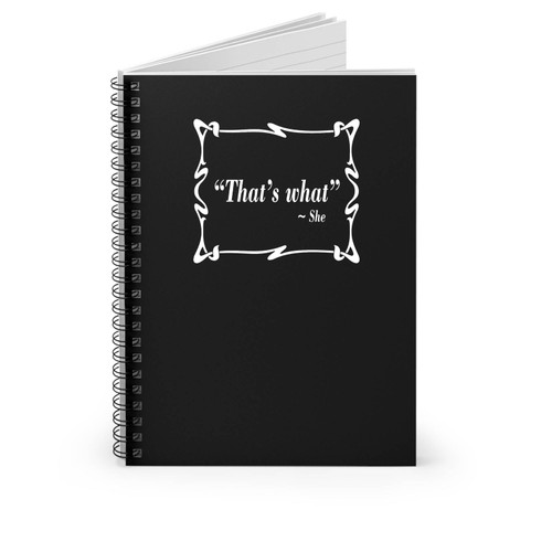 The Office Tv Show That's What She Said Michael Scott Quote Spiral Notebook