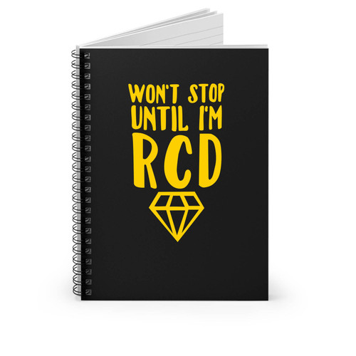 Won't Stop Until I'm Rcd Young Living Essential Oil Girl Boss Inspired Won't Stop Yleo Spiral Notebook