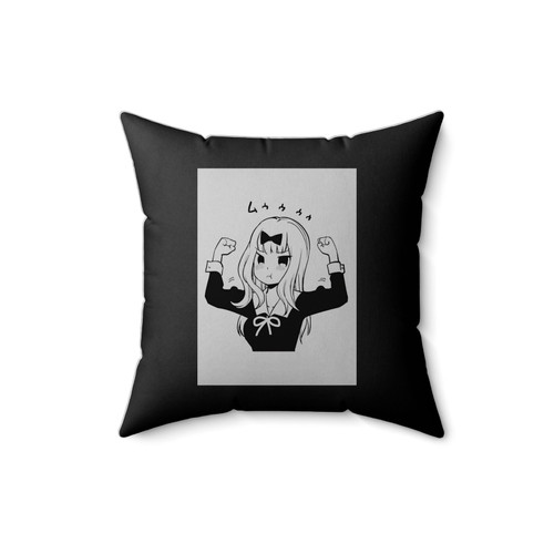 Chika Fujiwara Buff Square Pillow Cover