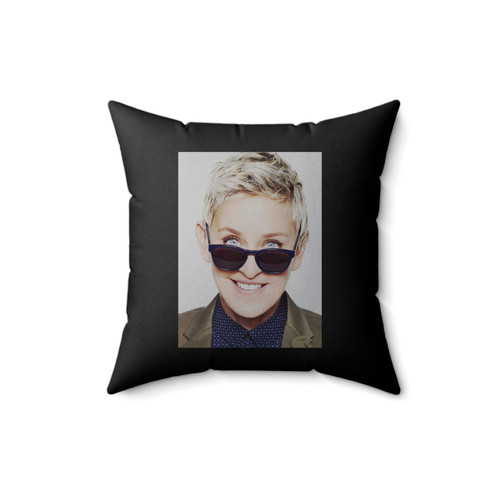 Ellen Degeneres With Sunglasses Square Pillow Cover