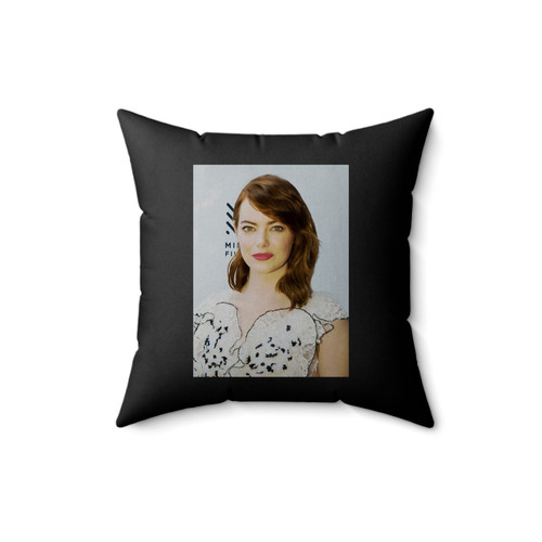 Emma Stone 2 Square Pillow Cover