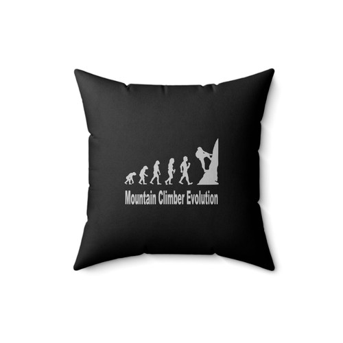 Evolution To Mountain Climber Square Pillow Cover