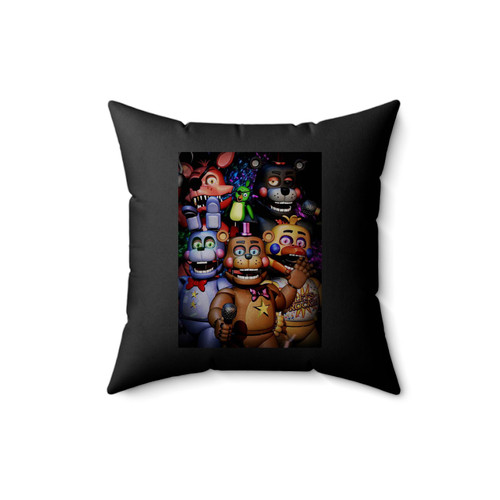 Five Nights At Freddy's Let's Rock Square Pillow Cover
