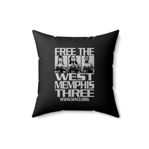 Free The West Memphis Mugshot Square Pillow Cover