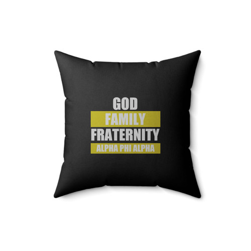 God Family Fraternity Alpha Phi Alpha Square Pillow Cover