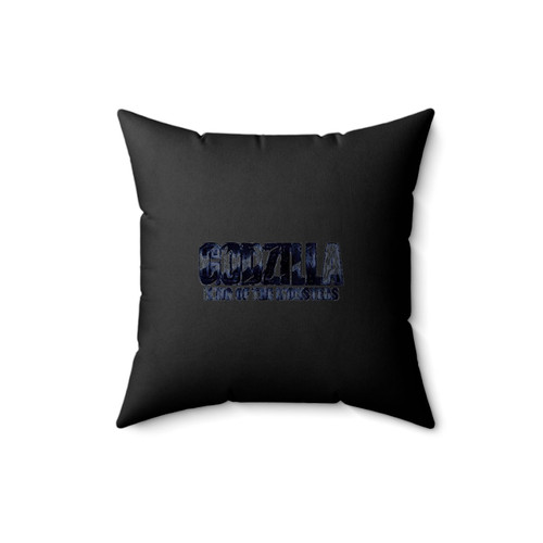 Godzilla King Of The Monsters Logo Square Pillow Cover