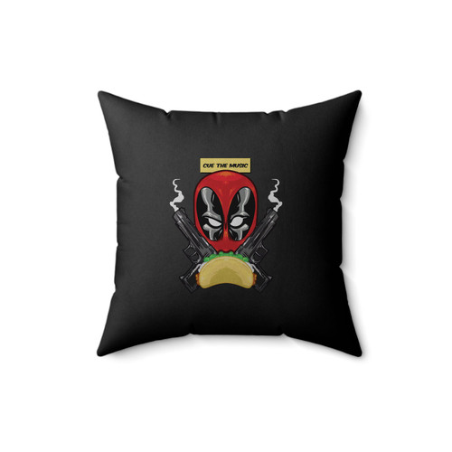 Guns Super Fancy Deadpool Square Pillow Cover
