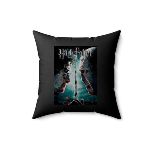 Harry Potter Vs Voldemort Square Pillow Cover