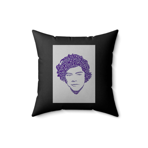 Harry Styles Typographic One Direction Square Pillow Cover
