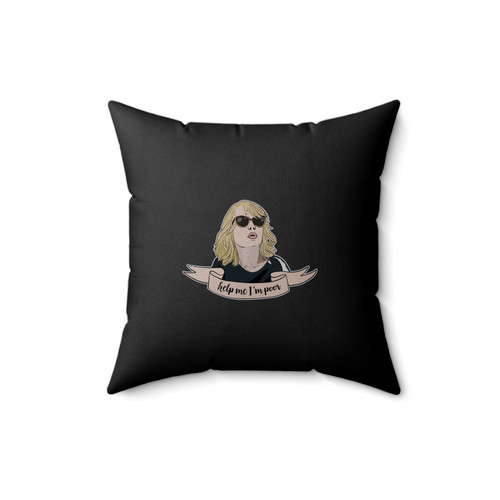Help Me I'm Poor Square Pillow Cover