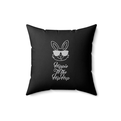 Hip Hop Bunny Funny Square Pillow Cover