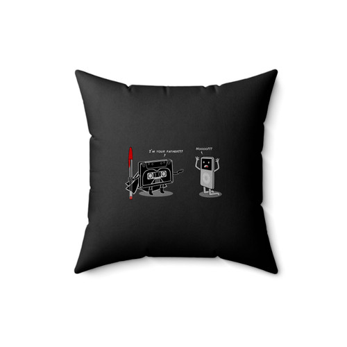 I Am Your Father Darth Vader Vs Ipod 1 Square Pillow Cover I Am Your Father Darth Vader Vs Ipod 1 Square Pillow Cover