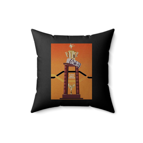 Karate Kid All Valley Karate Trophy Cool Huge Large Giant Square Pillow Cover