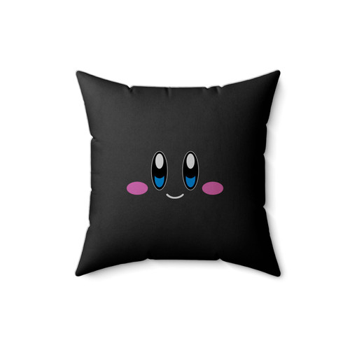 Kirby Cute Face Square Pillow Cover
