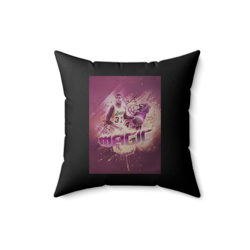 Magic Lakers N B A Square Pillow Cover