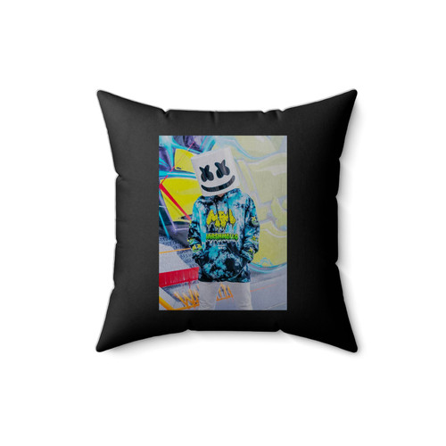 Marshmello X 2Shae Drip Tie Dye Square Pillow Cover