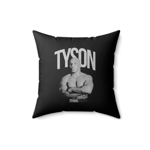 Mc Tyson Black And White Square Pillow Cover