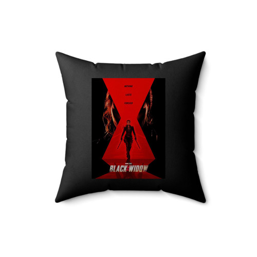 Nothing Lasts Forever Black Widow Square Pillow Cover