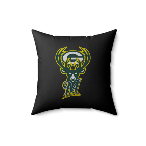 Packers Trilogy Logo Square Pillow Cover
