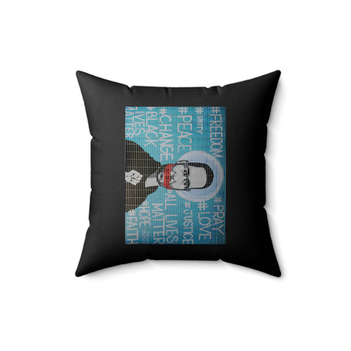 Remember George Floyd Black People Square Pillow Cover