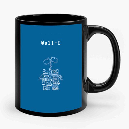 Typography Wall-E Ceramic Mug