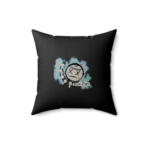 Rick And Morty Blink 182 Square Pillow Cover