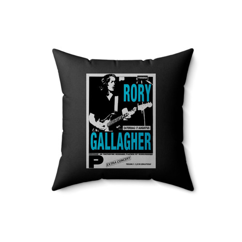 Rory Gallagher 70's Concert Square Pillow Cover