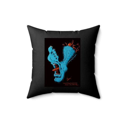Santa Cruz Screaming Foot A Tribute To Jim Phillips On Behance Square Pillow Cover