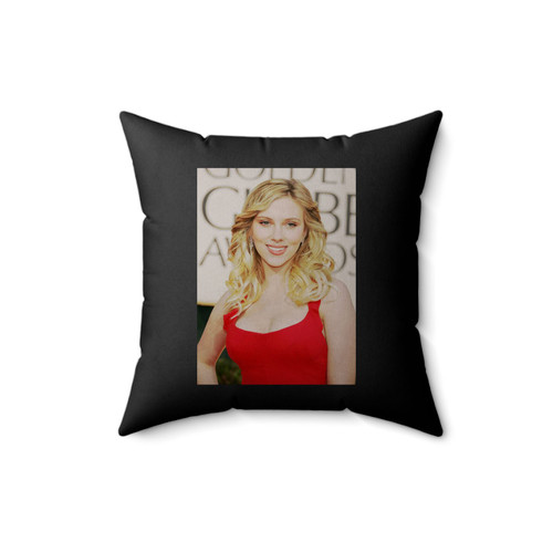 Scarlett And The Red Dress Square Pillow Cover