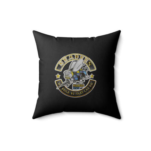 Sea Bees Biker Square Pillow Cover